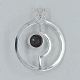 Smoky Quartz 925 Silver Pendant