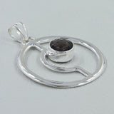 Smoky Quartz 925 Silver Pendant