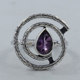 925 Silver Mystic Quartz Ring