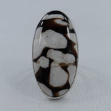 Peanut Wood Jasper Silver Ring