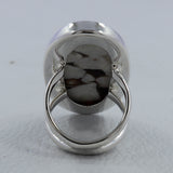 Peanut Wood Jasper Silver Ring