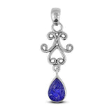 Raw Tanzanite Gemstone Pendant