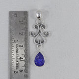 Raw Tanzanite Gemstone Pendant