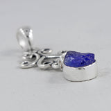 Raw Tanzanite Gemstone Pendant