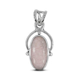 Pink Jasper 925 Sterling Silver Pendant