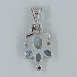 Blue Topaz 925 Silver Pendant