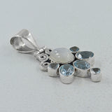 Blue Topaz 925 Silver Pendant