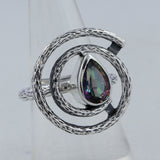 925 Silver Mystic Quartz Ring