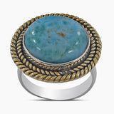 Larimar Silver Rings