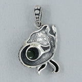 Mermaid Tourmaline 925 Silver Pendant