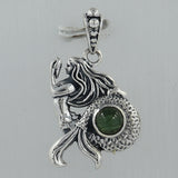 Mermaid Tourmaline 925 Silver Pendant