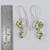 Lemon Topaz 925 Sterling Silver Earring