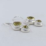 Lemon Topaz 925 Sterling Silver Earring