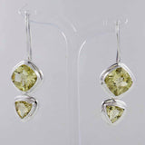 Lemon Topaz 925 Sterling Silver Earring