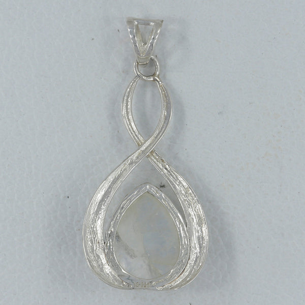 Rainbow Moonstone Silver Pendants