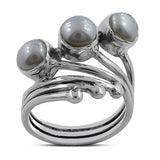 Pearl Silver Ring