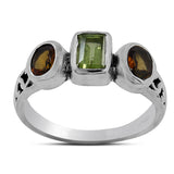 Peridot Silver Ring