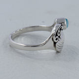 925 Starling Silver Larimar Ring