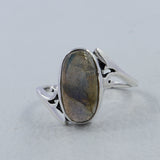 Dendritic Opal Silver Ring