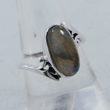 Dendritic Opal Silver Ring