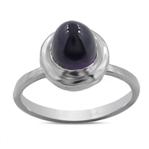 925 Sterling Silver Amethyst Rings