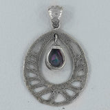 Mystic Quartz 925 Silver Pendant