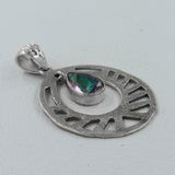 925 Silver Mystic Quartz Pendant