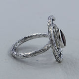 925 Silver Mystic Quartz Ring