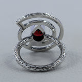 925 Silver Mystic Quartz Ring