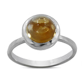 Citrine Silver Ring