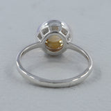 Citrine Silver Ring