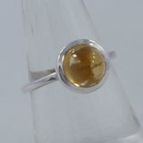 Citrine Silver Ring