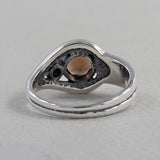 Smoky Quartz 925 Sterling Silver Ring