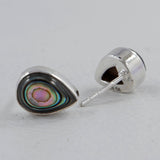 Abalone Shell Silver Earrings