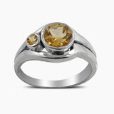 925 Sterling Silver Smoky Quartz Rings