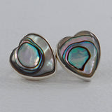 Abalone Shell Silver Earring