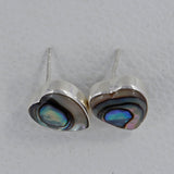 Abalone Shell Silver Earring