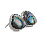 Abalone Shell Silver Earring