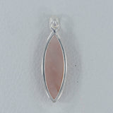 925 Silver Rose Quartz Pendants