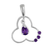 Amethyst Fine Gemstone Pendant Set