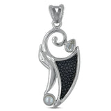 925 Silver Stingray Shape Pendant