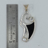 925 Silver Stingray Shape Pendant