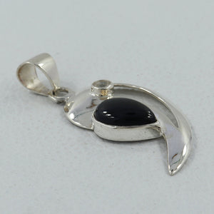 925 Sterling Silver Black Onyx Pendants