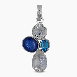 925 Sterling Silver Multistone Pendants