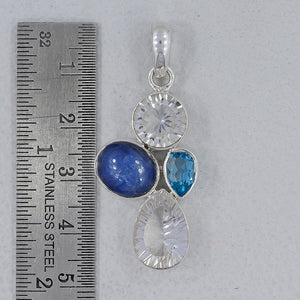 925 Sterling Silver Multistone Pendants