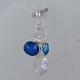 925 Sterling Silver Multistone Pendants
