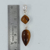 Tigers Eye 925 Silver Pendant