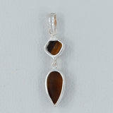 Tigers Eye 925 Silver Pendant