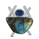 Labradorite 925 Sterling Silver Pendant