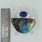 925 Sterling Silver Labradorite Pendant